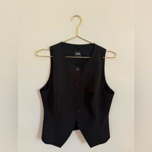 Black Zara vest top